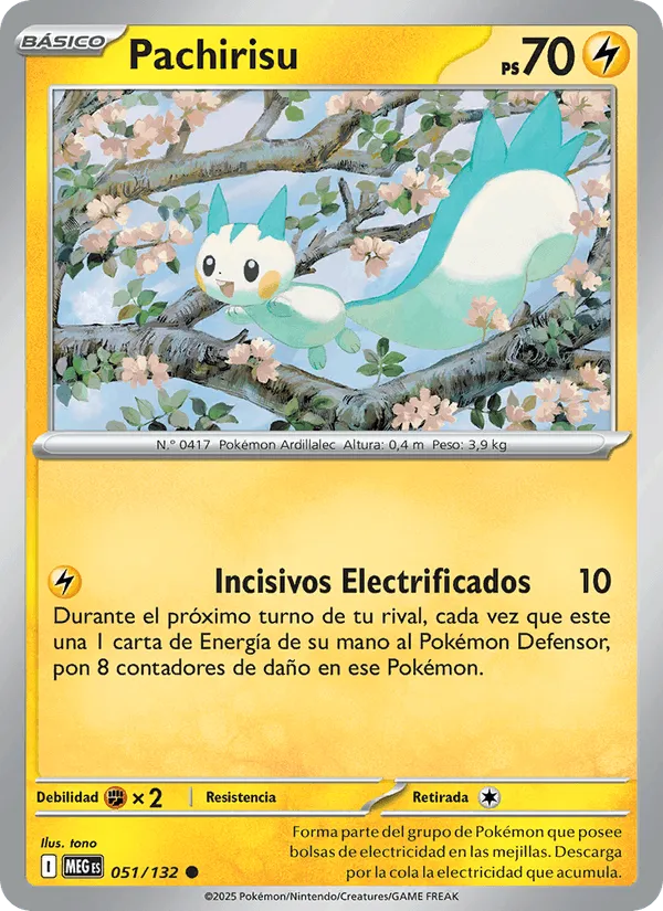 Pachirisu · Megaevolución 051/132