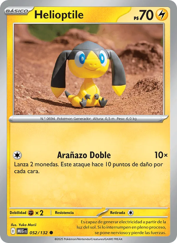 Helioptile · Megaevolución 052/132