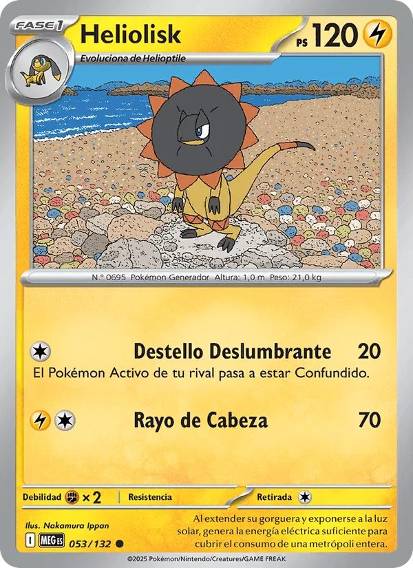 Heliolisk · Megaevolución 053/132