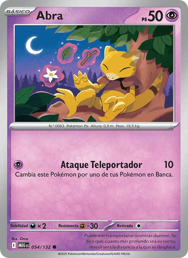 Abra · Megaevolución 054/132