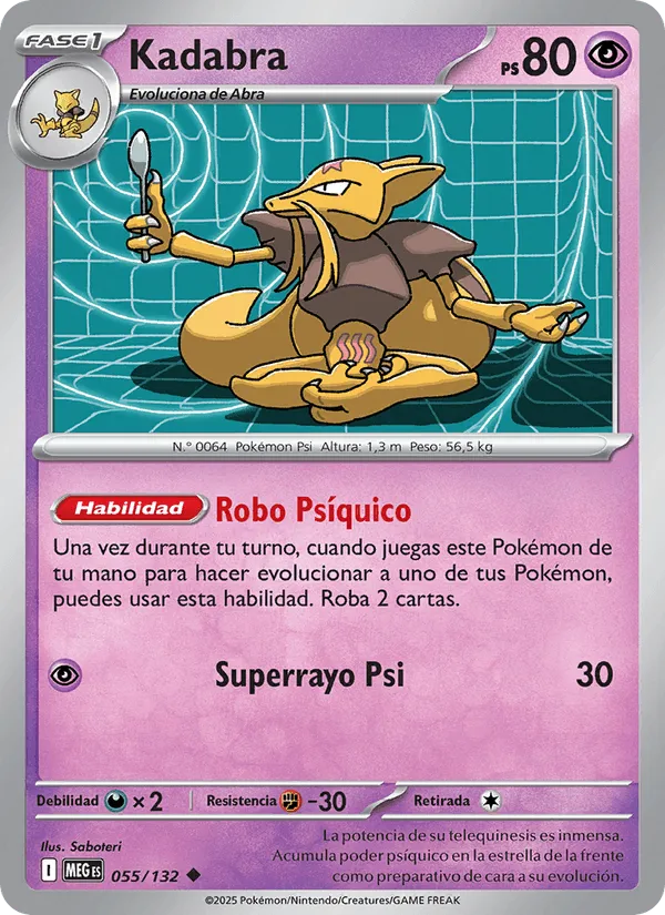 Kadabra · Megaevolución 055/132