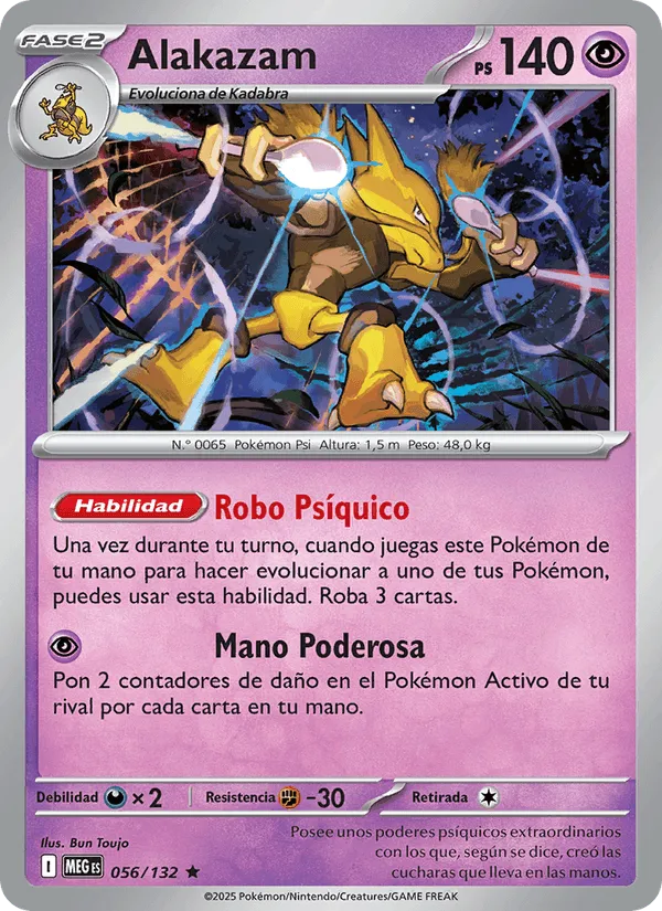 Alakazam · Megaevolución 056/132