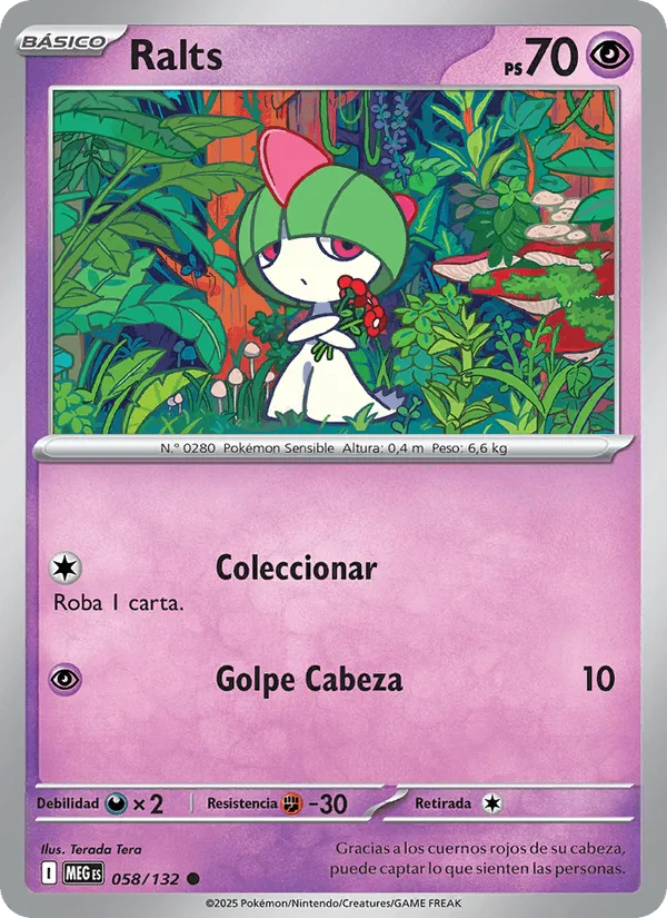 Ralts · Megaevolución 058/132