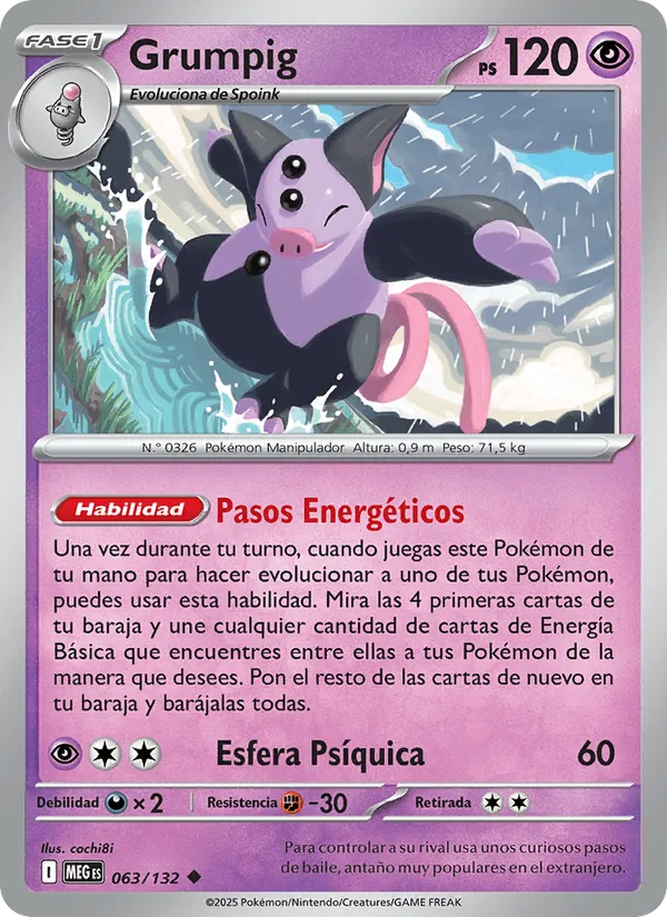 Grumpig · Megaevolución 063/132