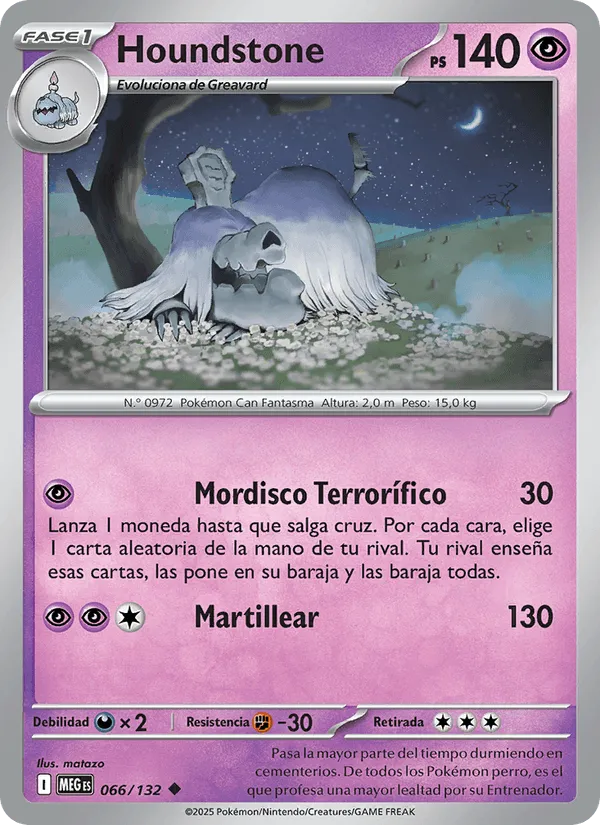Houndstone · Megaevolución 066/132