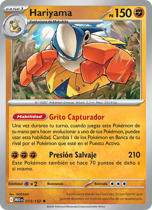 Hariyama · Megaevolución 073/132