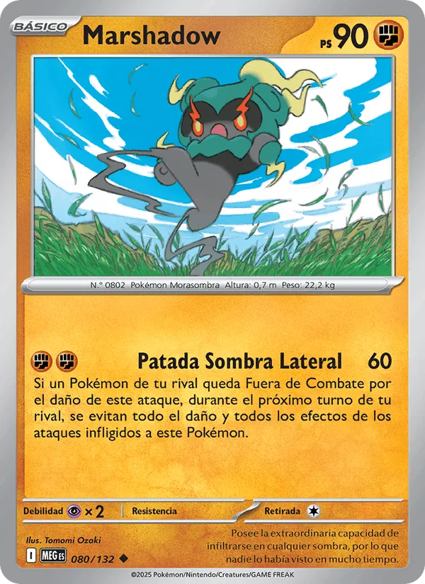 Marshadow · Megaevolución 080/132