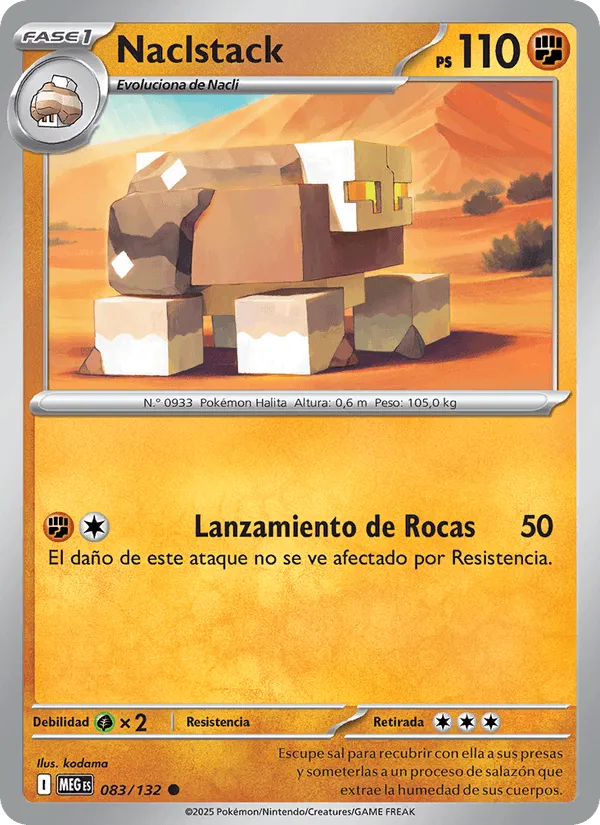 Naclstack · Megaevolución 083/132