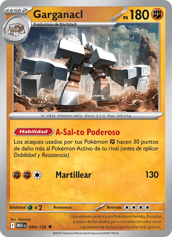 Garganacl · Megaevolución 084/132