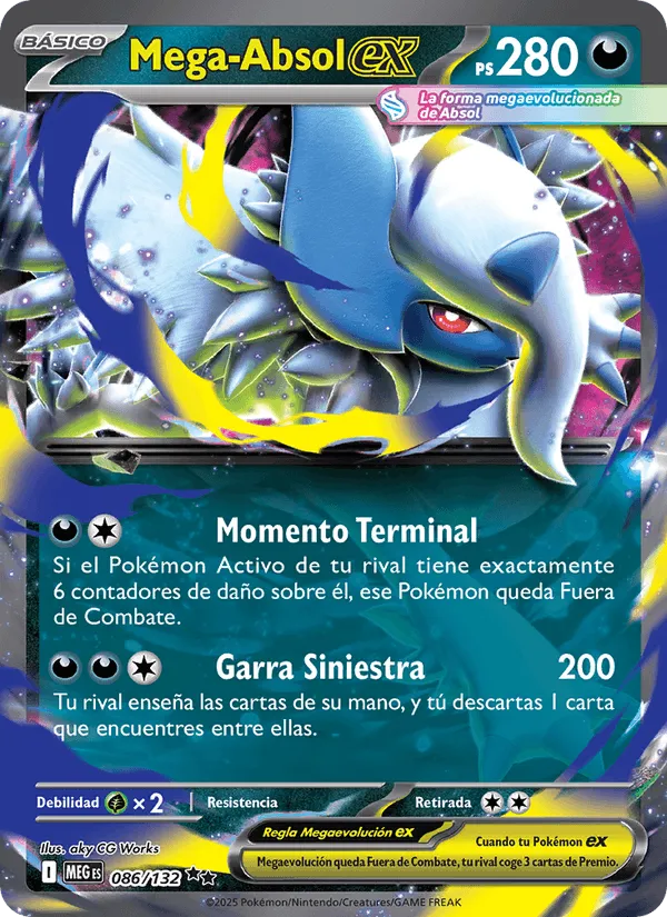 Mega-Absol ex · Megaevolución 086/132