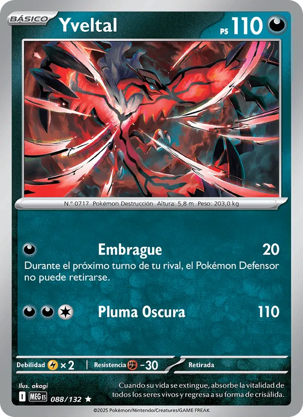 Yveltal · Megaevolución 088/132