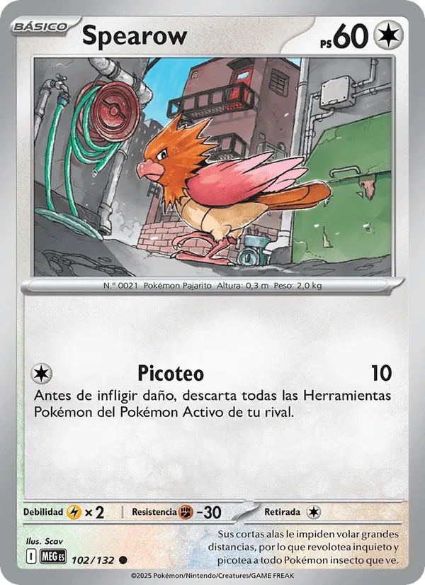 Spearow · Megaevolución 102/132