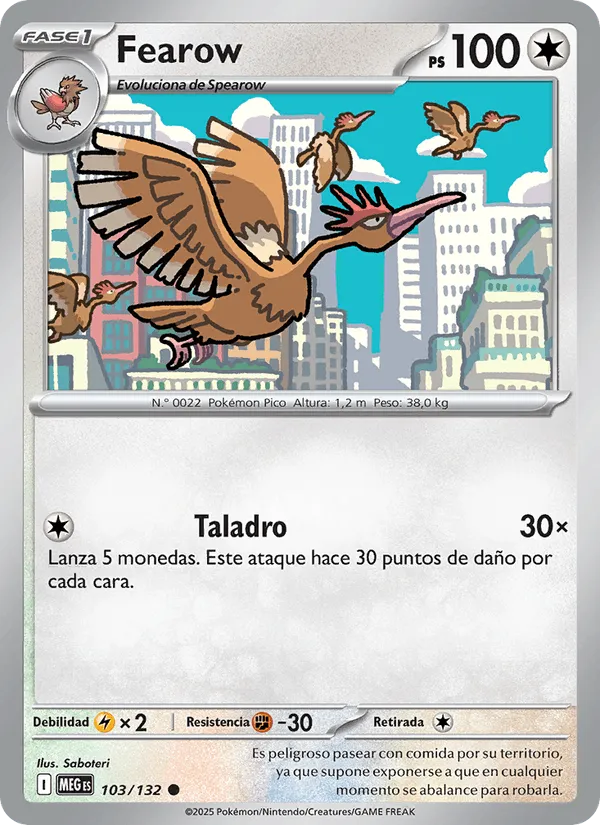 Fearow · Megaevolución 103/132