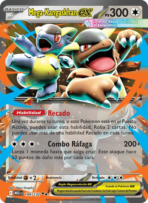 Mega-Kangaskhan ex · Megaevolución 104/132