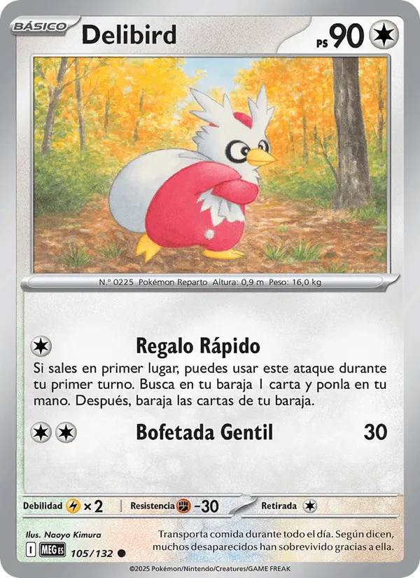 Delibird · Megaevolución 105/132
