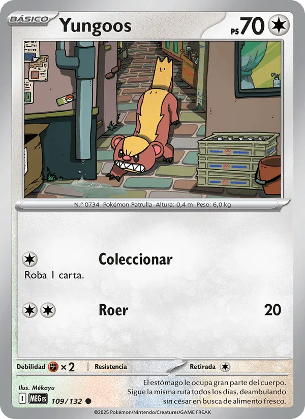 Yungoos · Megaevolución 109/132