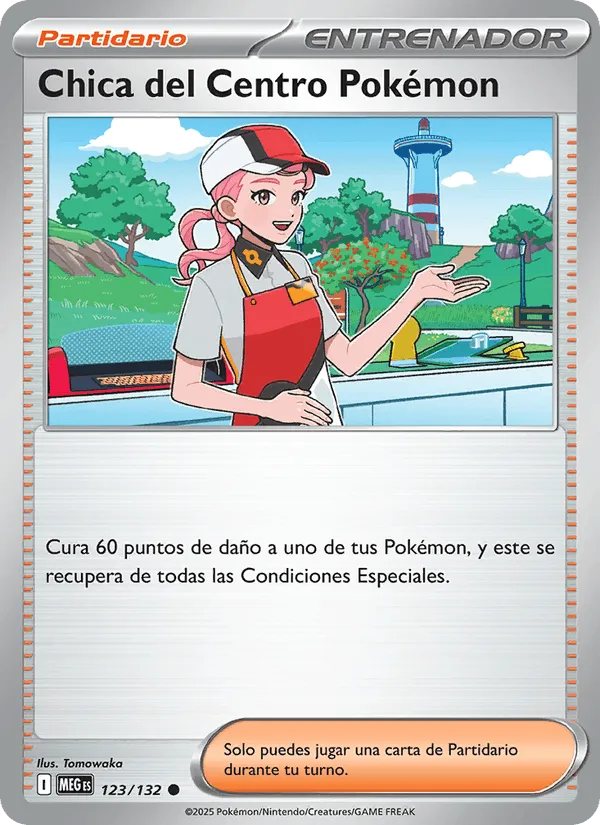 Chica del Centro Pokémon · Megaevolución 123/132