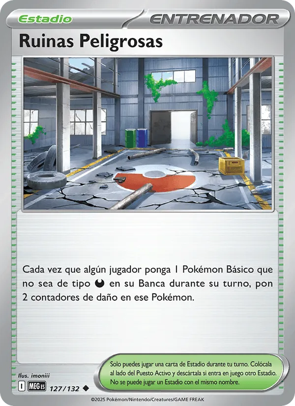 Ruinas Peligrosas · Megaevolución 127/132