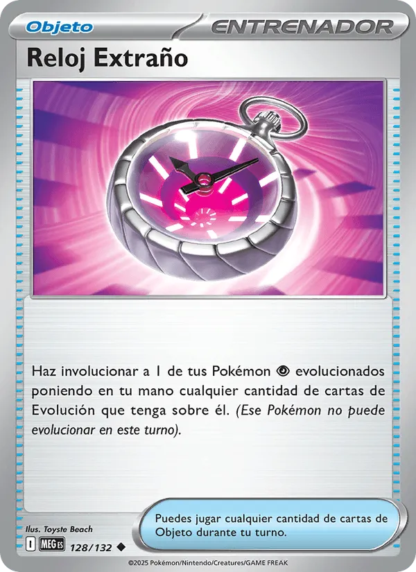 Reloj Extraño · Megaevolución 128/132