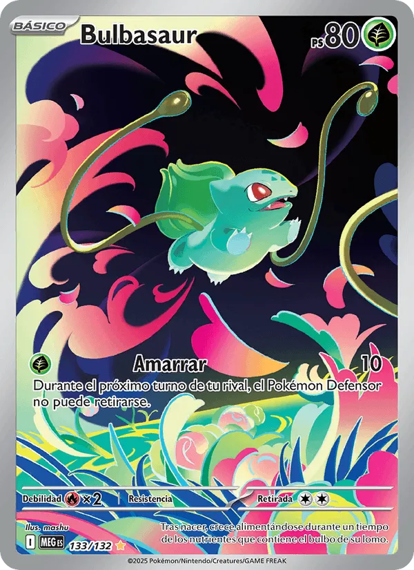 Bulbasaur · Megaevolución 133/132
