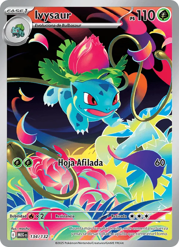 Ivysaur · Megaevolución 134/132