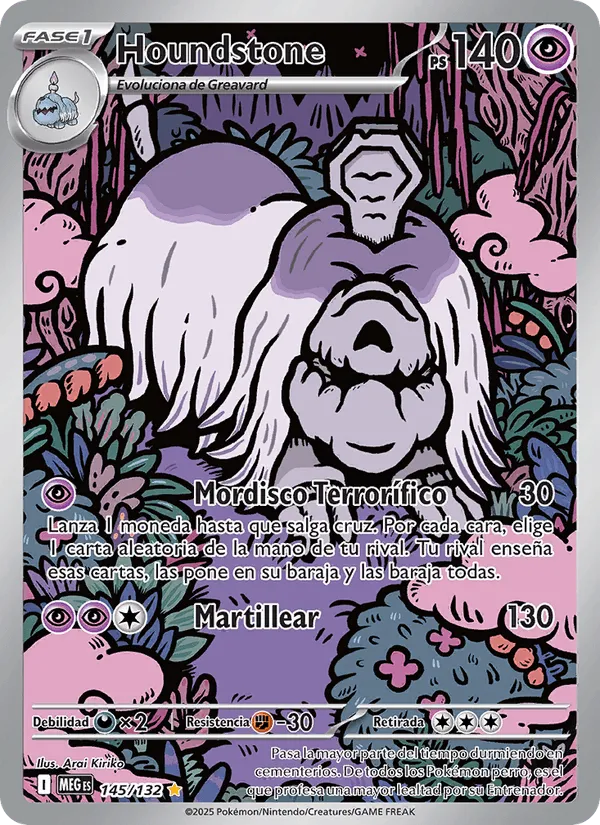 Houndstone · Megaevolución 145/132