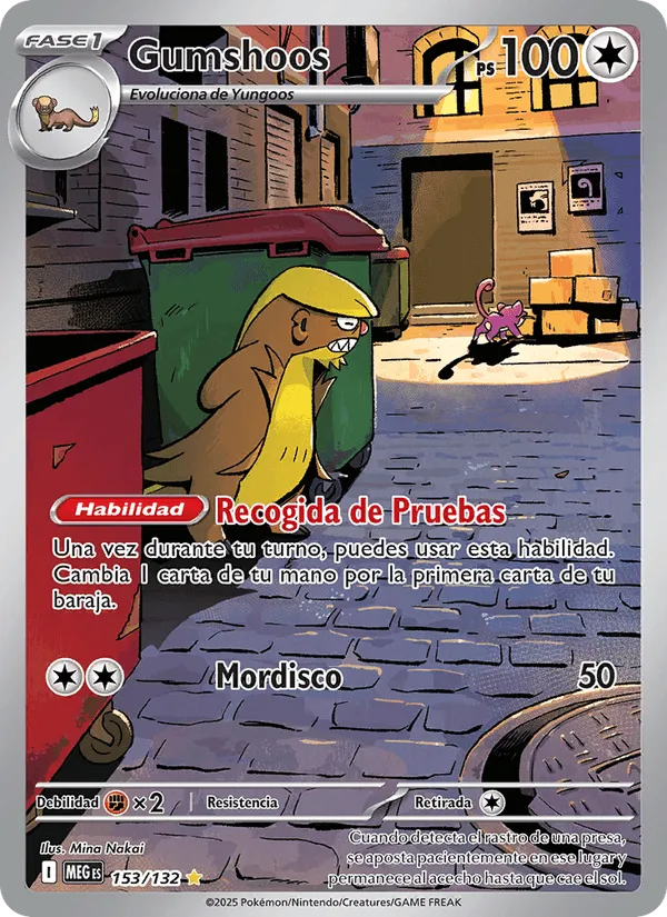 Gumshoos · Megaevolución 153/132