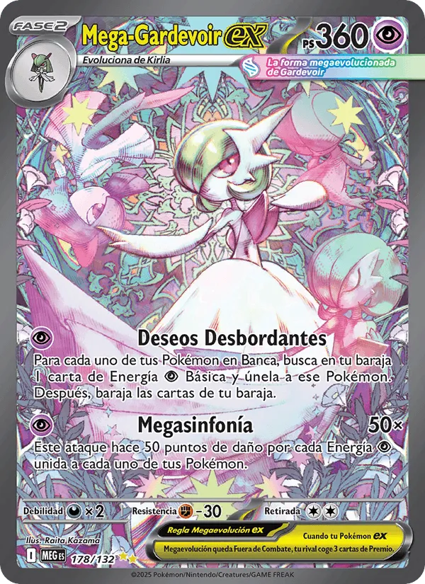 Mega-Gardevoir ex · Megaevolución 178/132