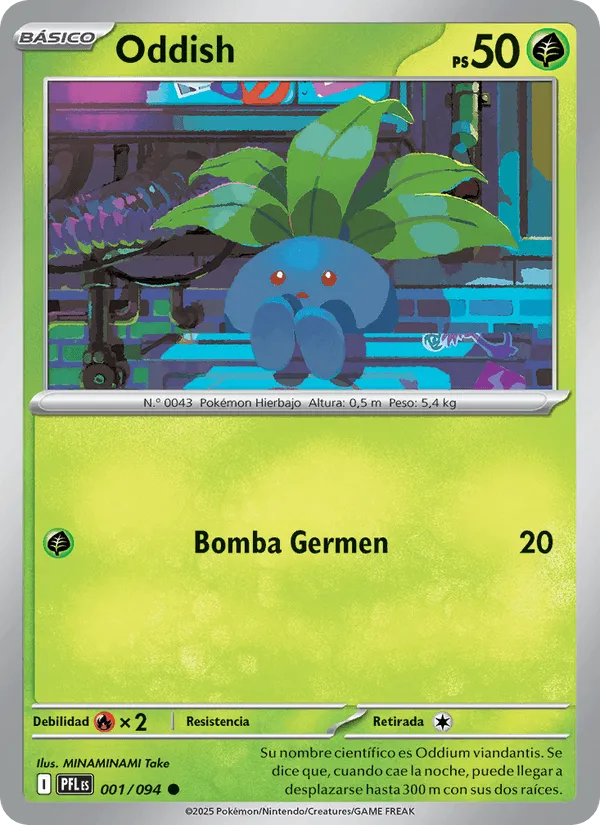 Oddish · Fuegos Fantasmales 001/94