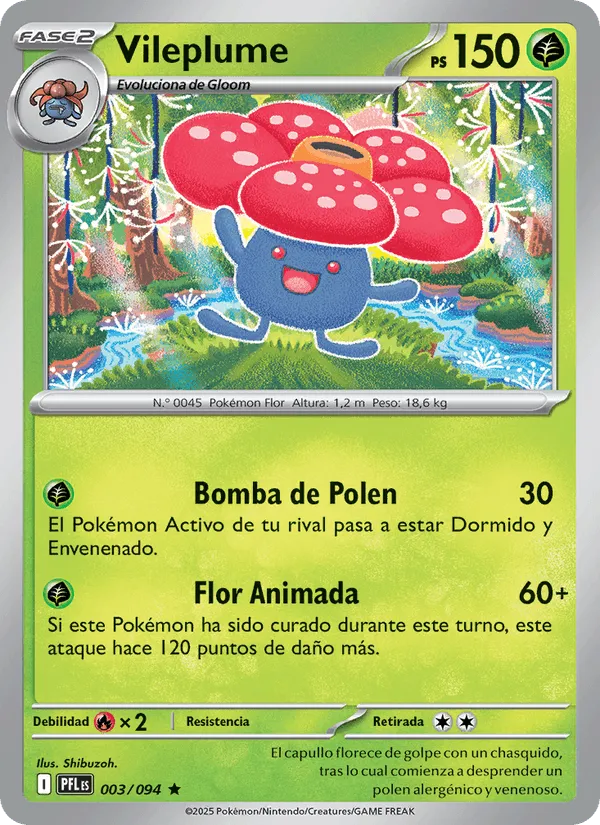 Vileplume · Fuegos Fantasmales 003/94