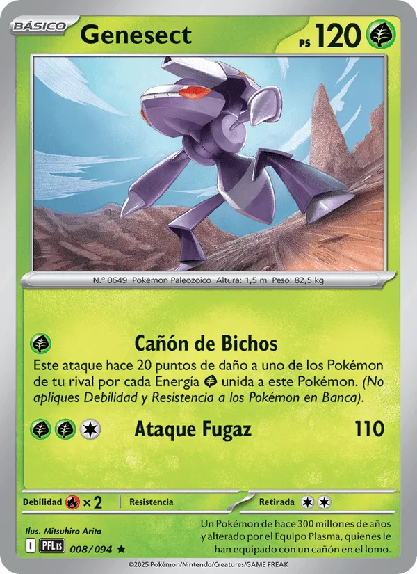 Genesect · Fuegos Fantasmales 008/94