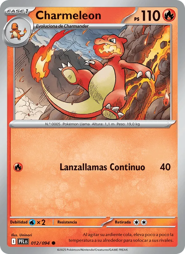 Charmeleon · Fuegos Fantasmales 012/94