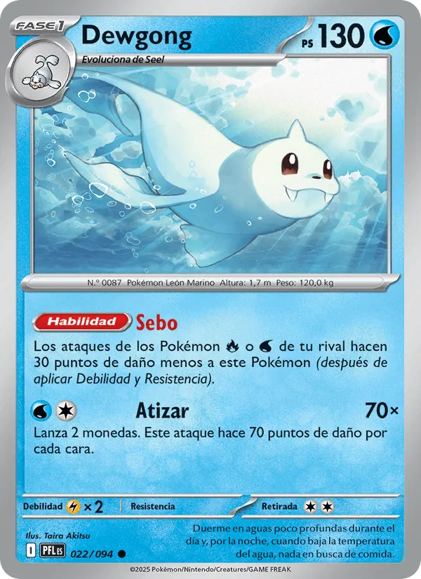 Dewgong · Fuegos Fantasmales 022/94