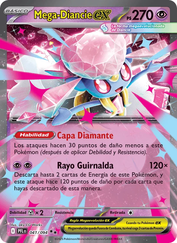 Mega-Diancie ex · Fuegos Fantasmales 041/94