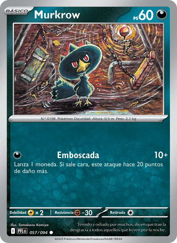 Murkrow · Fuegos Fantasmales 057/94