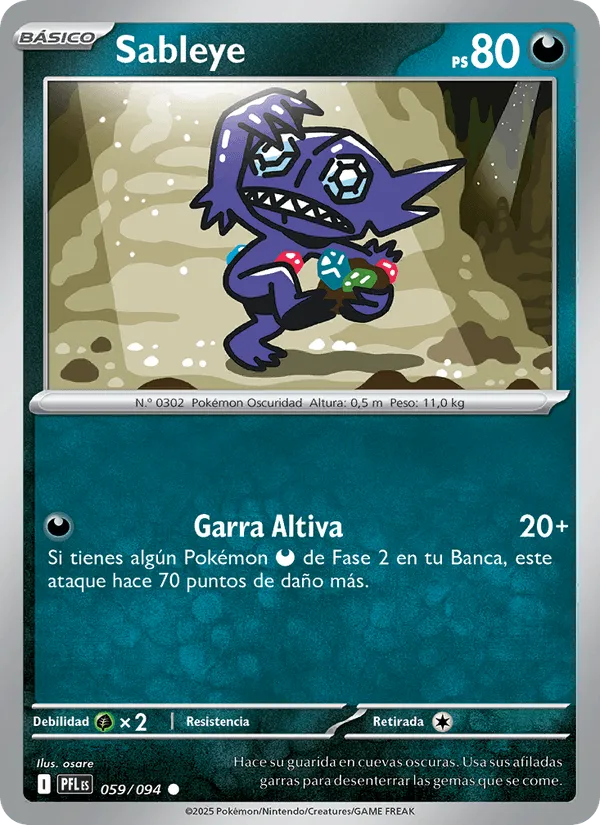 Sableye · Fuegos Fantasmales 059/94