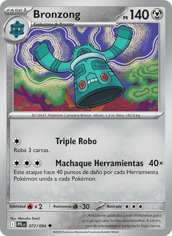 Bronzong · Fuegos Fantasmales 072/94