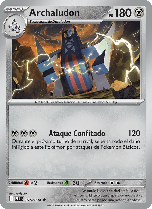 Archaludon · Fuegos Fantasmales 075/94