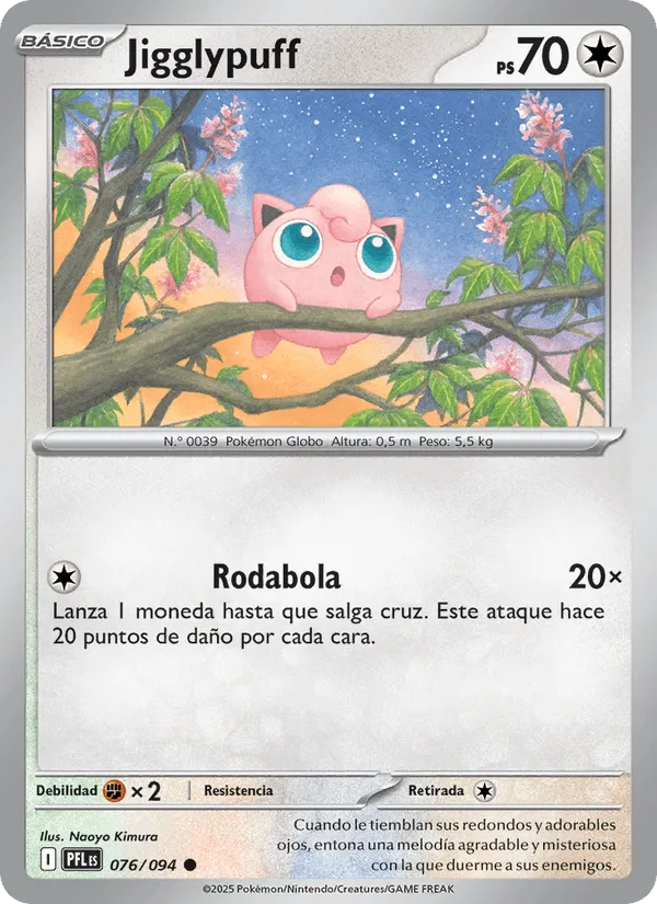 Jigglypuff · Fuegos Fantasmales 076/94