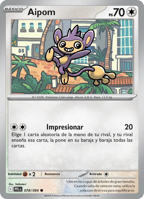 Aipom · Fuegos Fantasmales 078/94