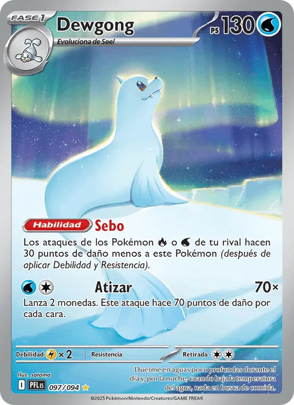 Dewgong · Fuegos Fantasmales 097/94