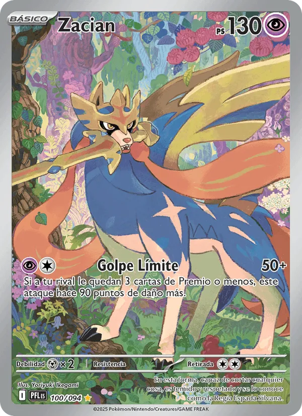 Zacian · Fuegos Fantasmales 100/94