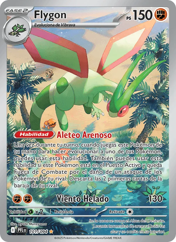 Flygon · Fuegos Fantasmales 101/94