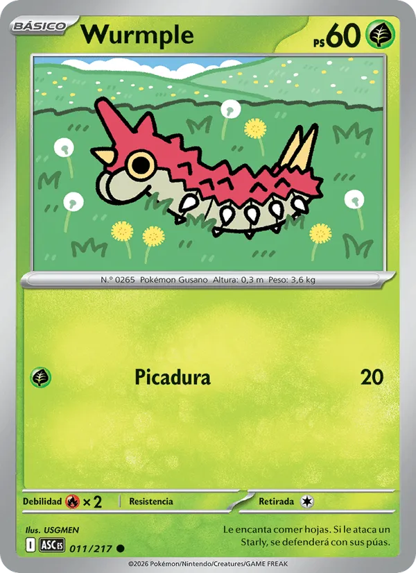 Wurmple · Héroes Ascendentes 011/217