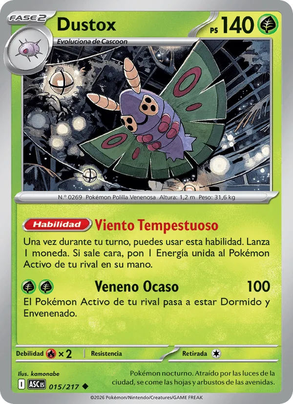Dustox · Héroes Ascendentes 015/217