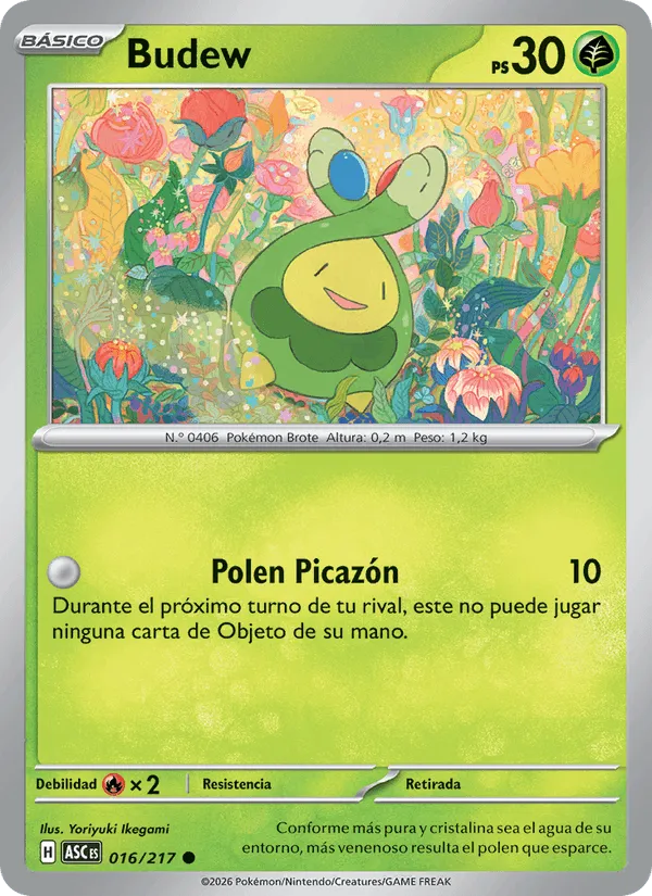 Budew · Héroes Ascendentes 016/217