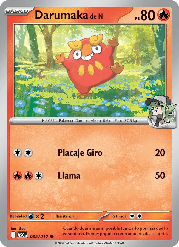Darumaka de N · Héroes Ascendentes 032/217