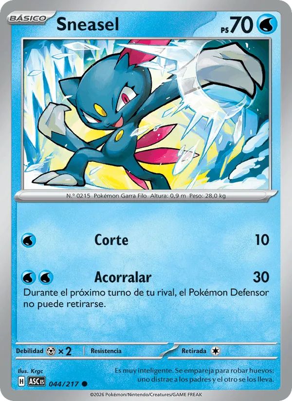 Sneasel · Héroes Ascendentes 044/217
