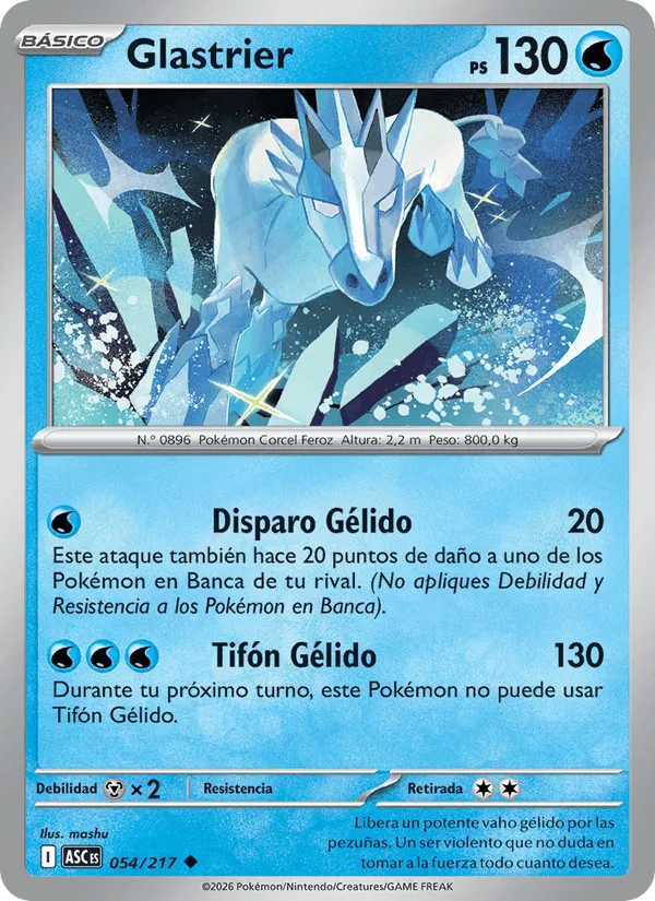Glastrier · Héroes Ascendentes 054/217
