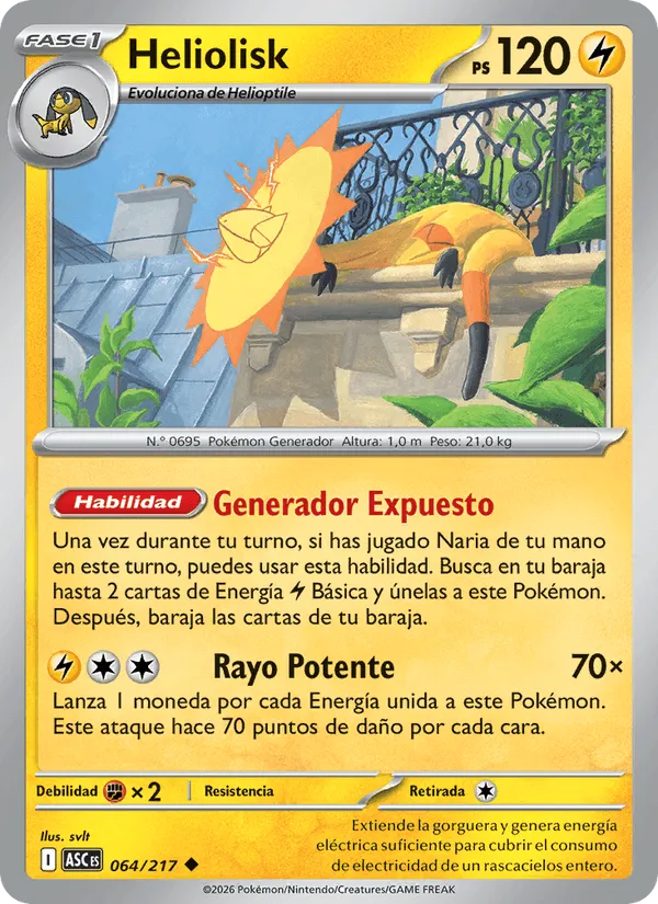 Heliolisk · Héroes Ascendentes 064/217